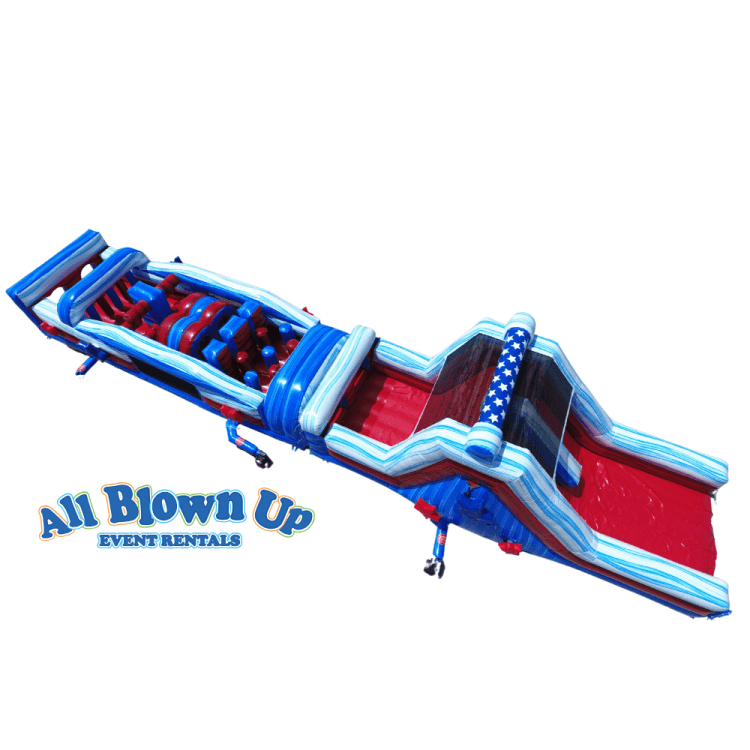All American Obstacle Course with Slide