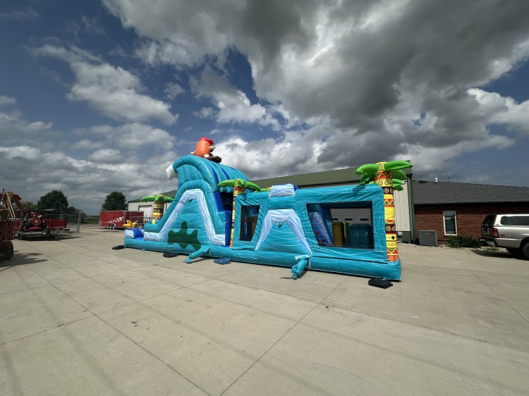 Tiki Wet & Wild Obstacle Course