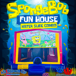 Spongebob Fun House Water Slide Combo