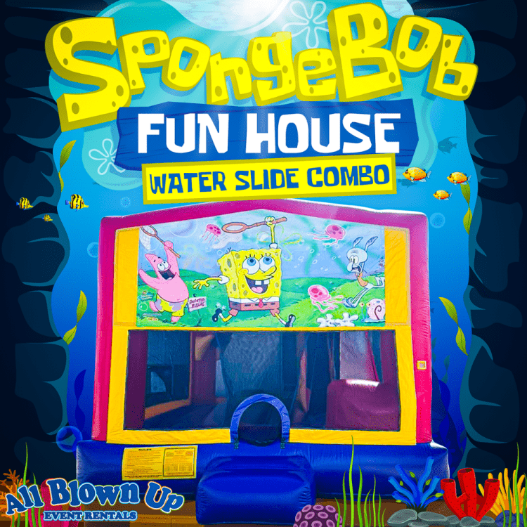Spongebob Fun House Water Slide Combo