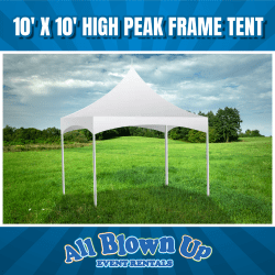 10' x 10' High Peak Frame Tent