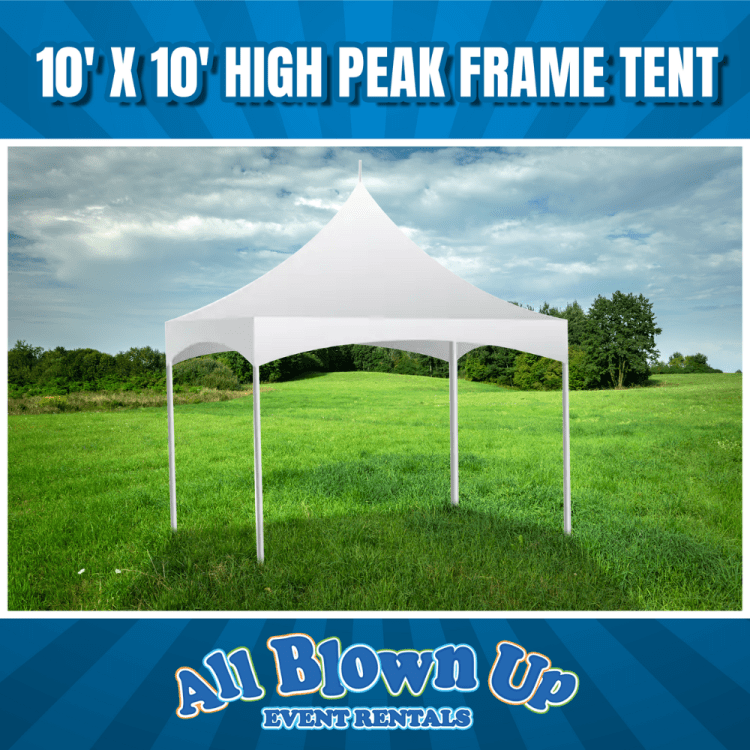 10' x 10' High Peak Frame Tent