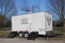 5 Stall VIP Restroom Trailer