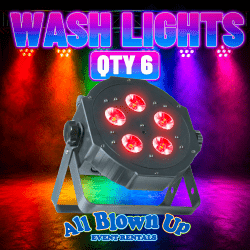 Wash Lights qty 6