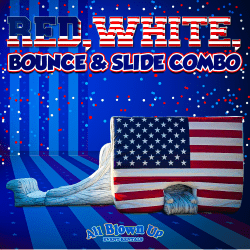 Red, White,  Bounce & Slide Combo